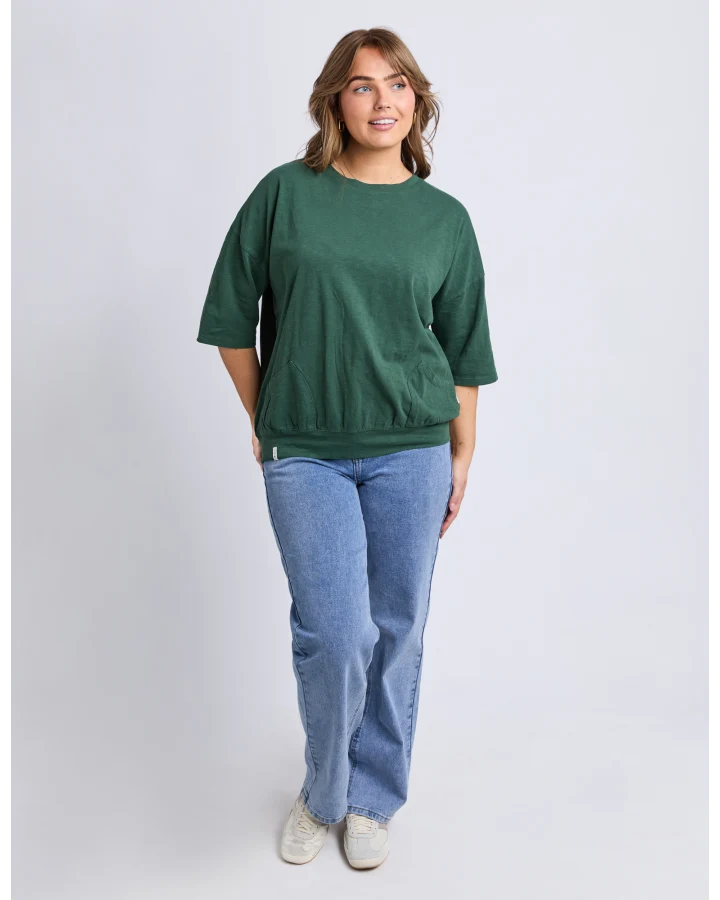 Maizie Sweat Winter Green