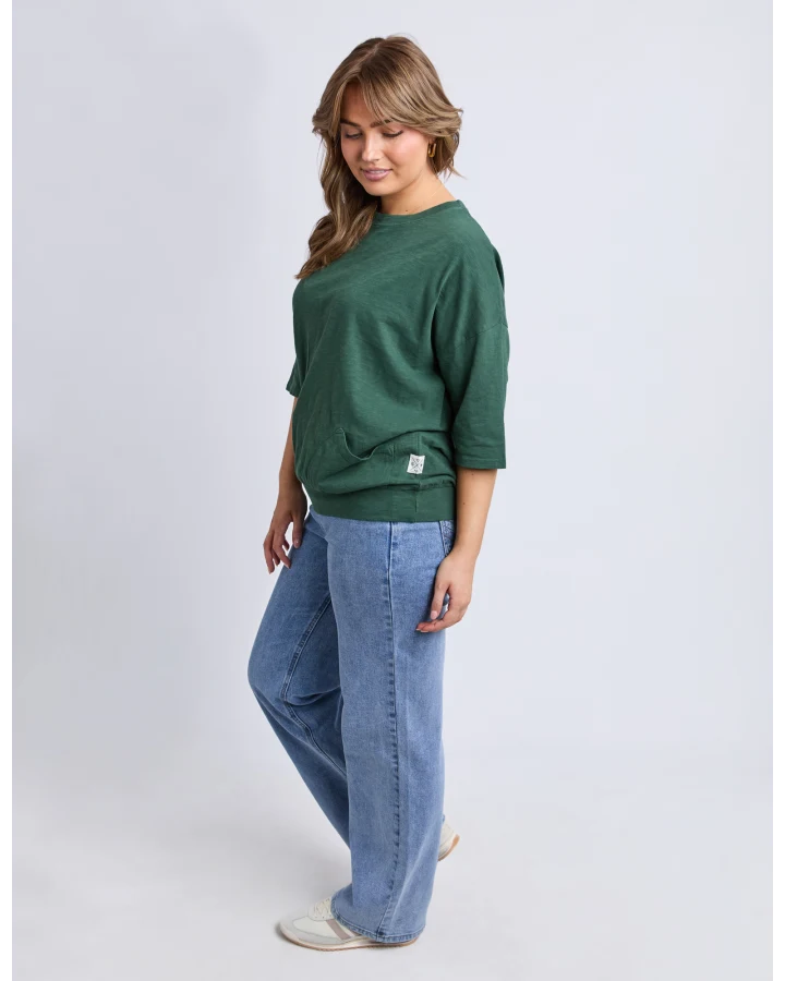 Maizie Sweat Winter Green