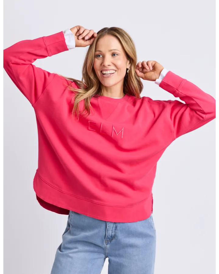 Established Crew Dark Pink