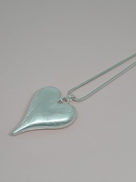 Long Silver Necklace