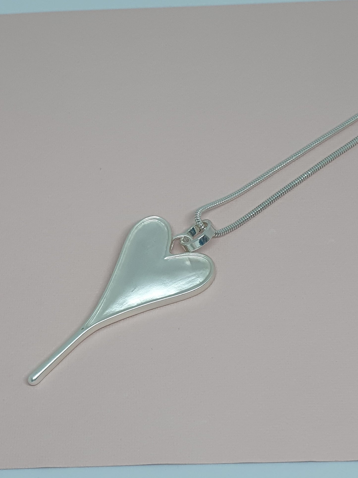 Long Silver Necklace