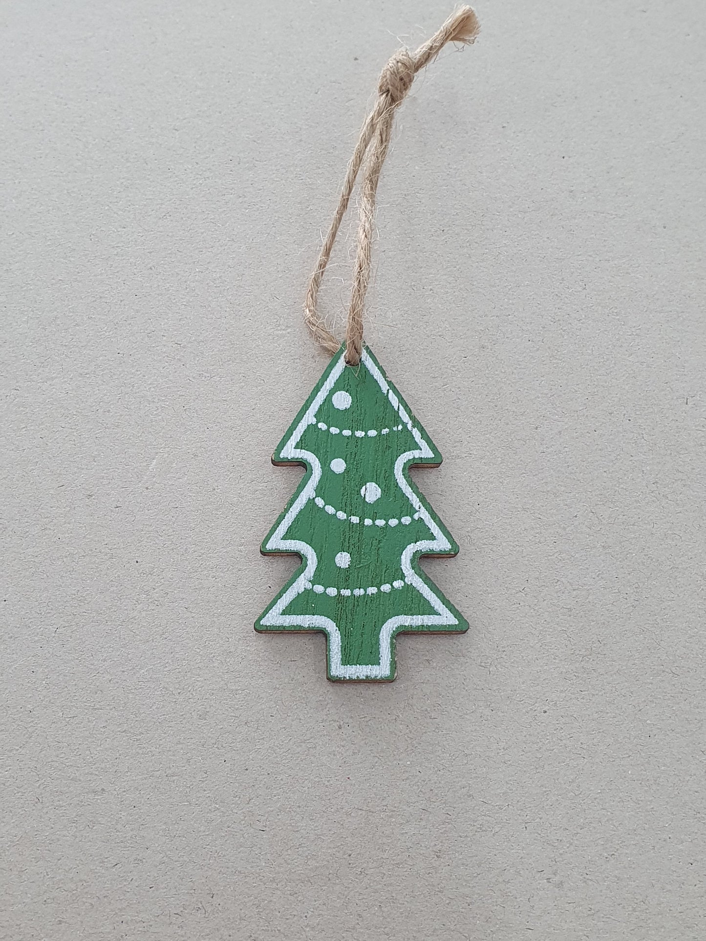 Wooden Xmas Hanging Decoration