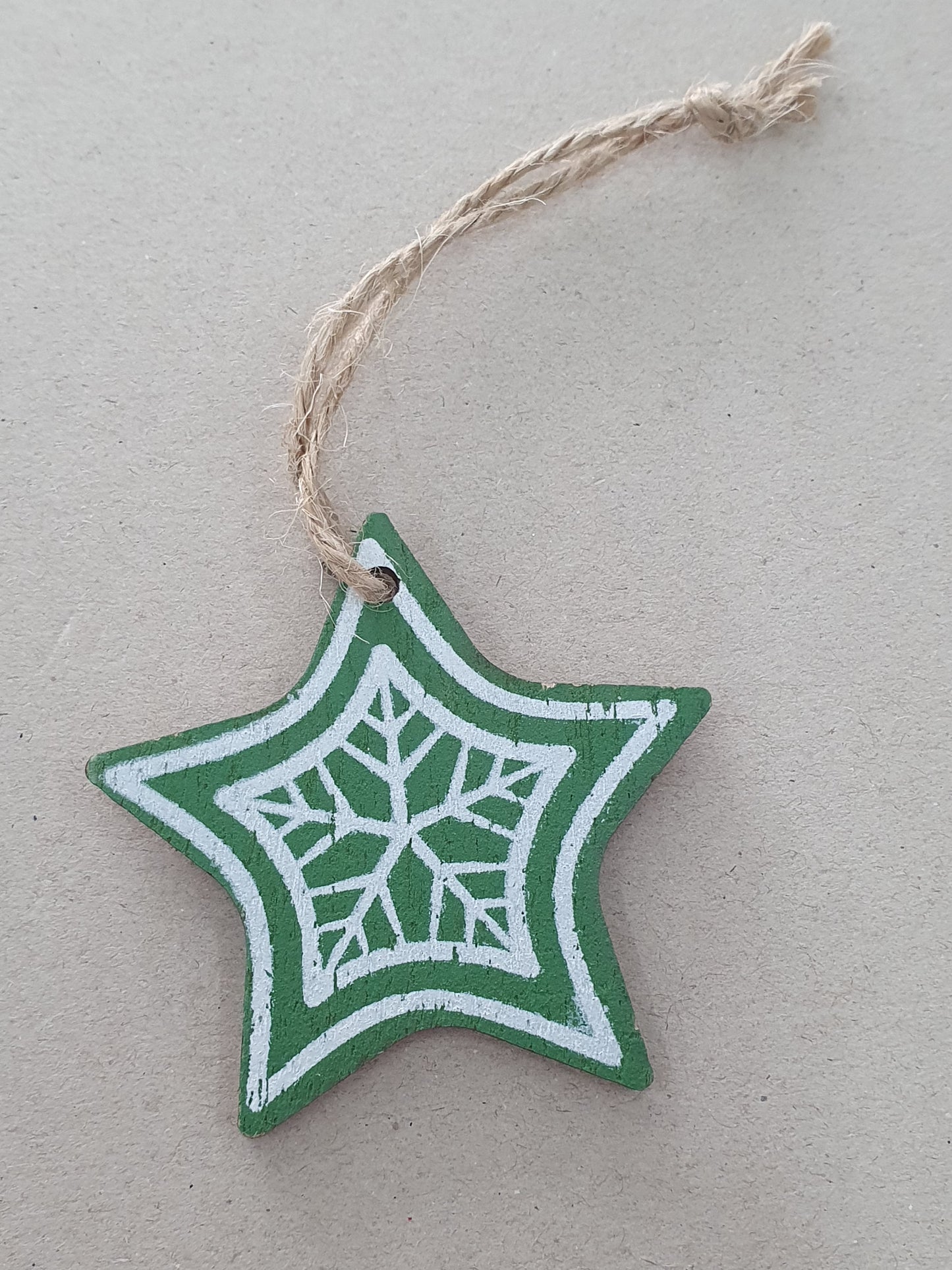 Wooden Xmas Hanging Decoration