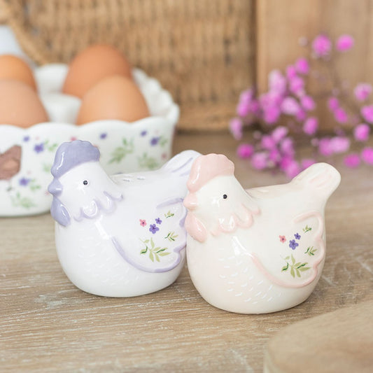 Hen Salt & Pepper Shakers
