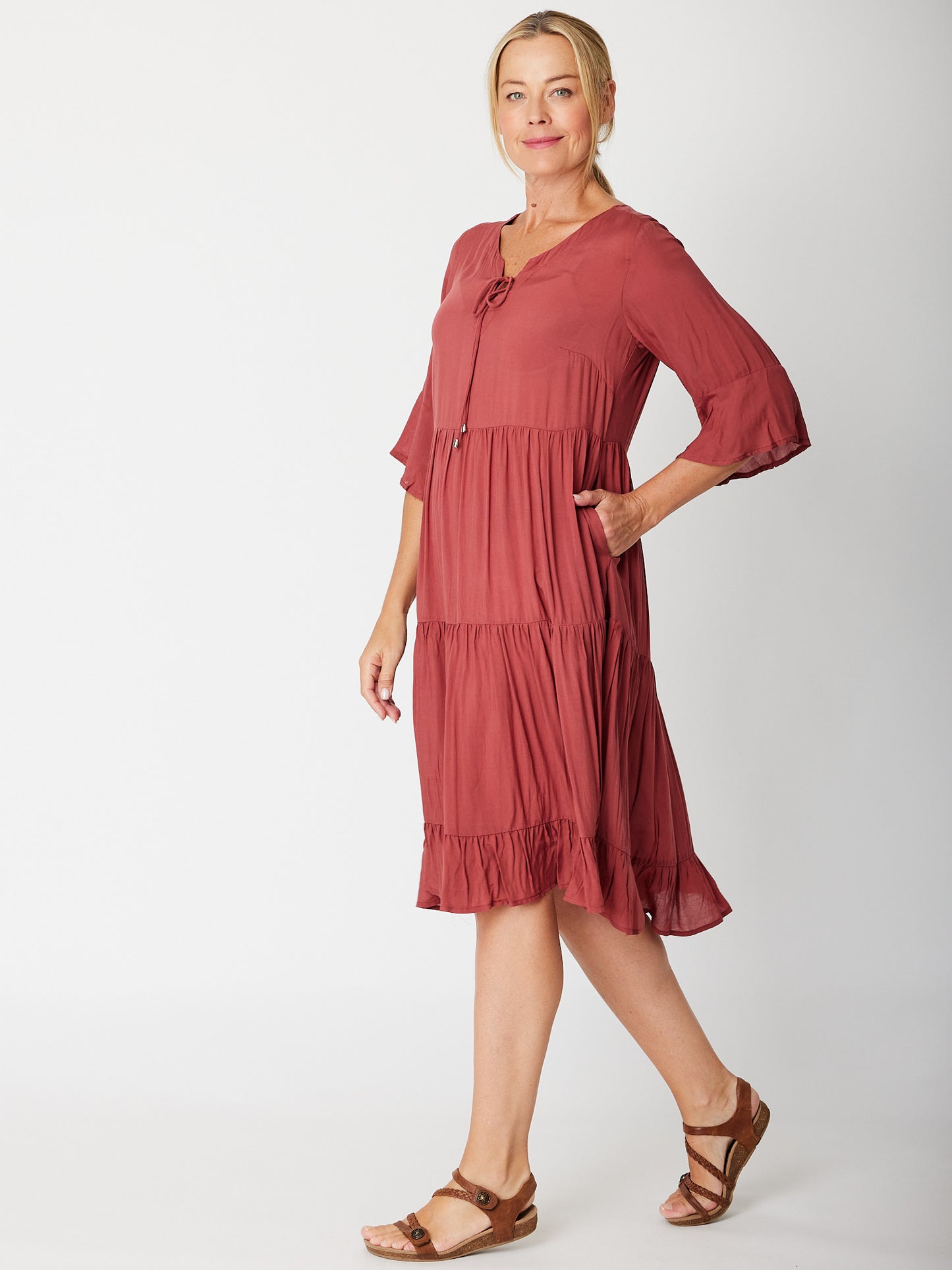 Jess Dress Cinnamon