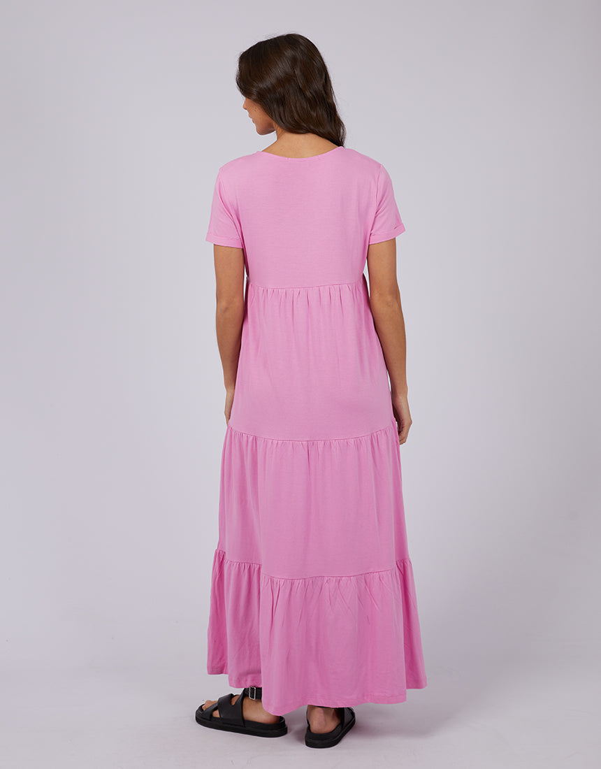 Lola Tiered Dress Pink