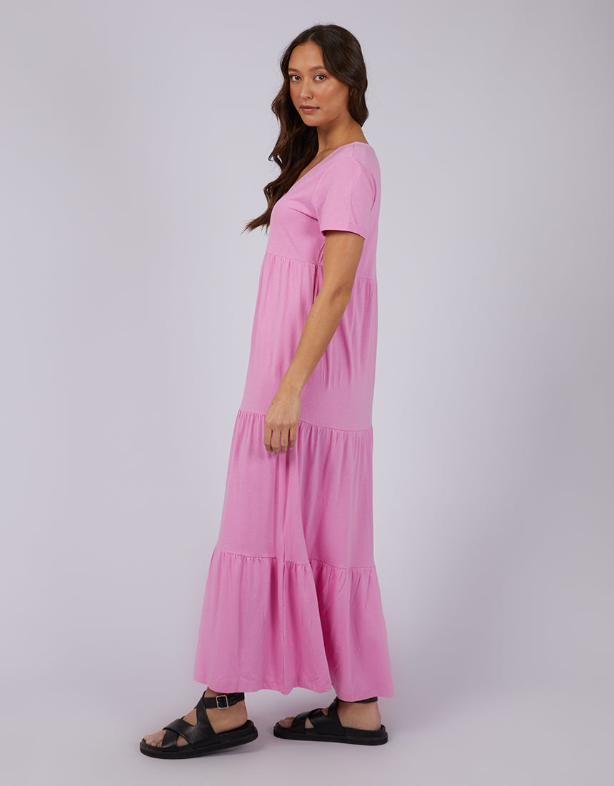 Lola Tiered Dress Pink