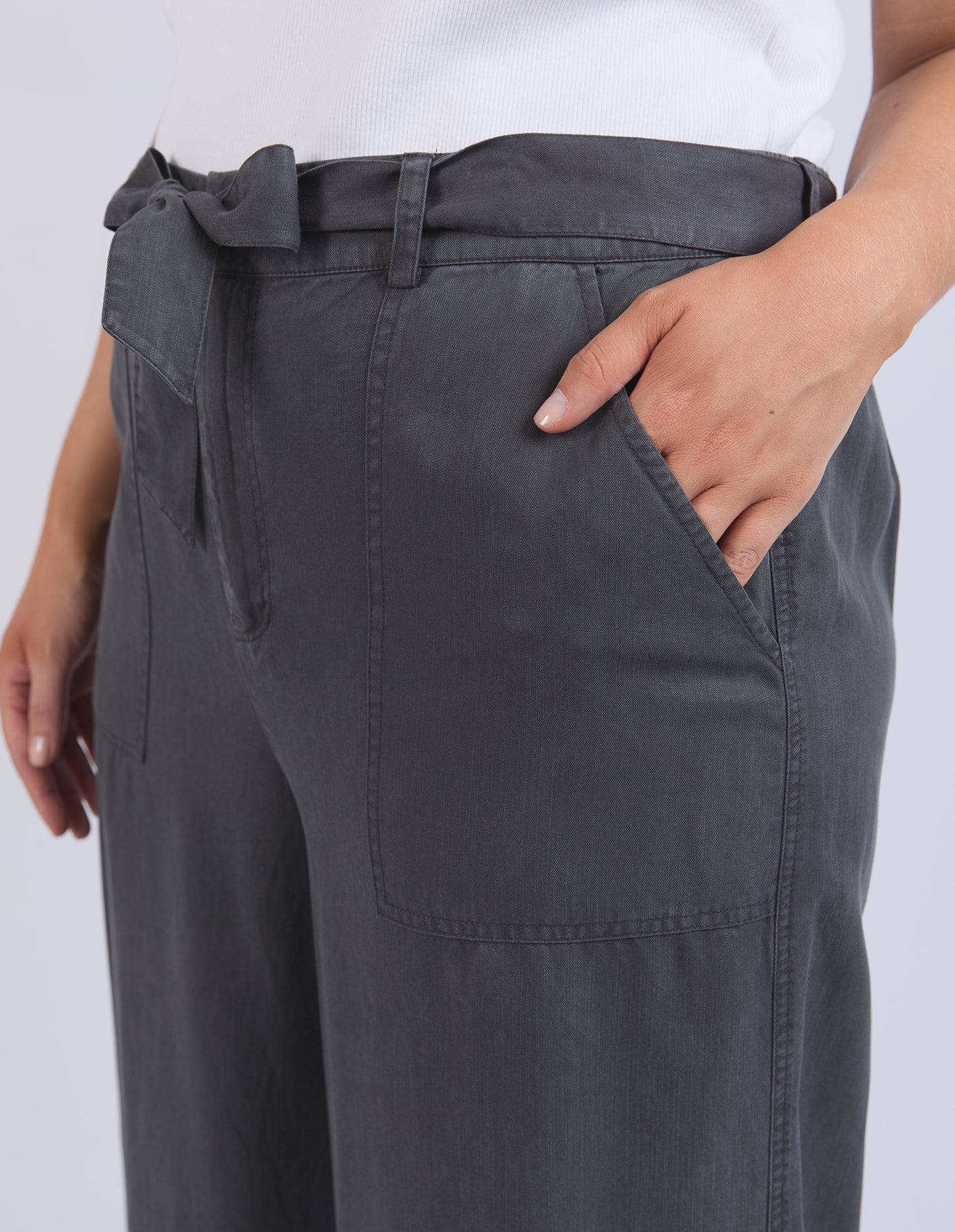 Bliss Washed Pant Black