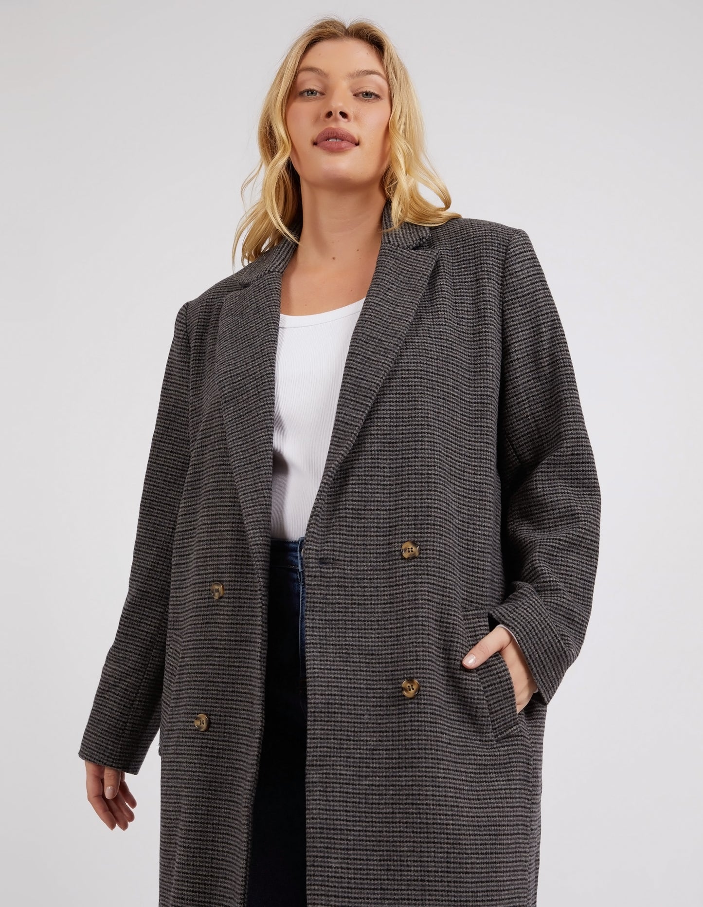 Becky Coat Charcoal