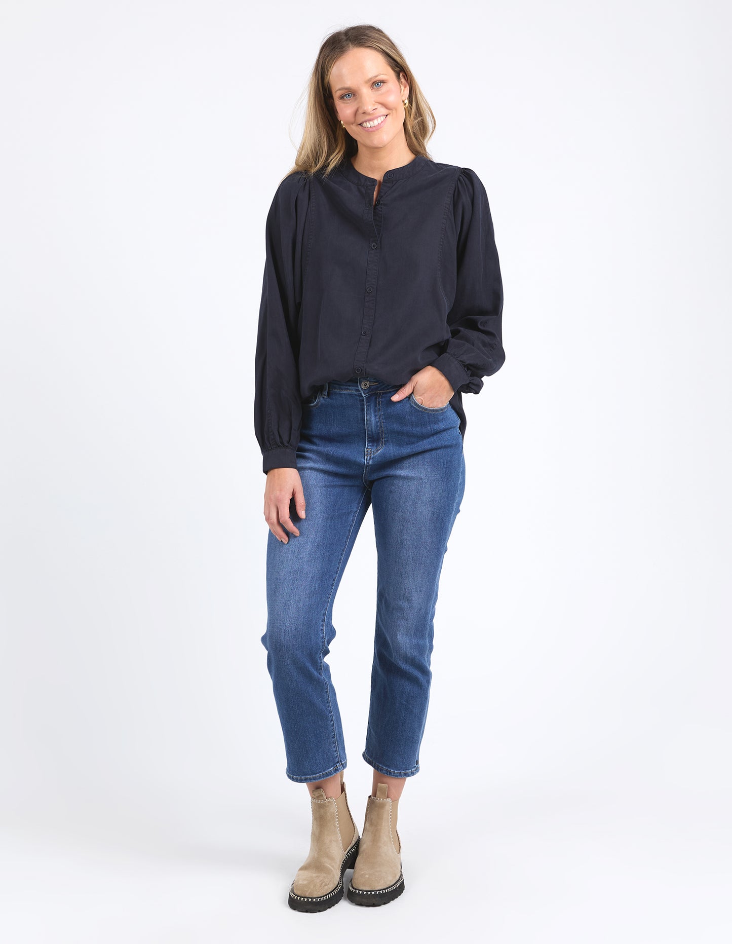 Bailey Shirt - Navy
