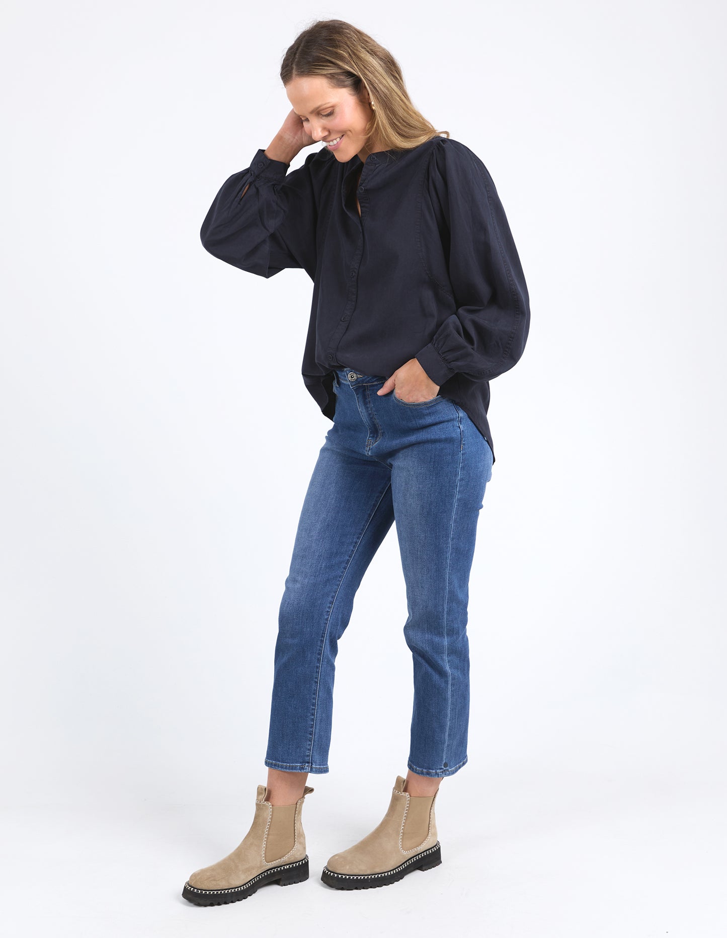 Bailey Shirt - Navy