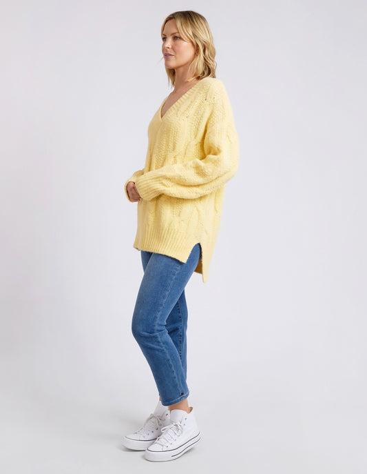 Tallulah Cable Knit Banana