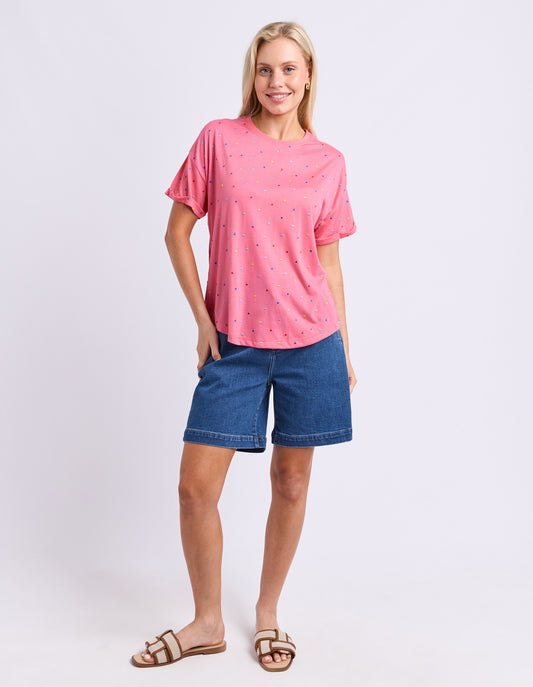 Festive Spot Tee Pink Lemonade