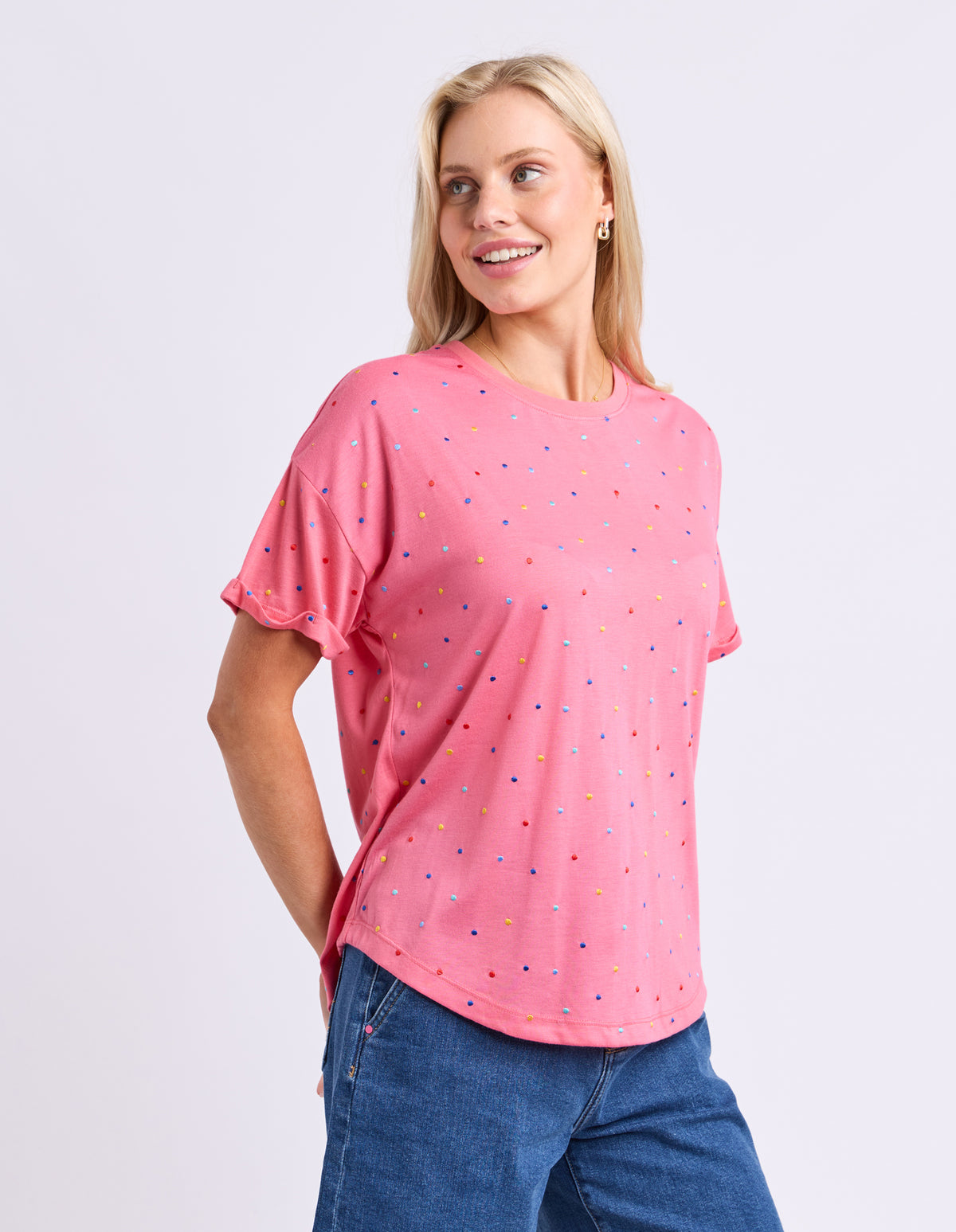 Festive Spot Tee Pink Lemonade