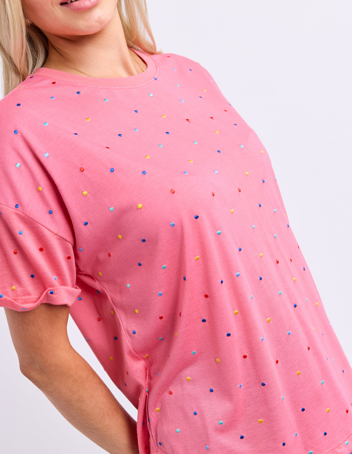 Festive Spot Tee Pink Lemonade