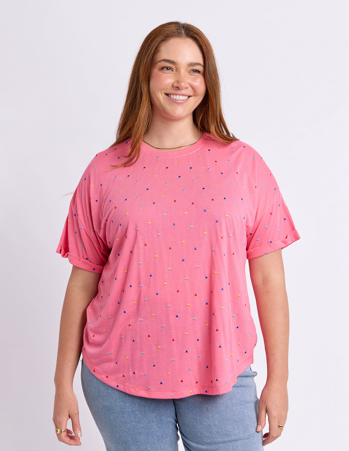 Festive Spot Tee Pink Lemonade