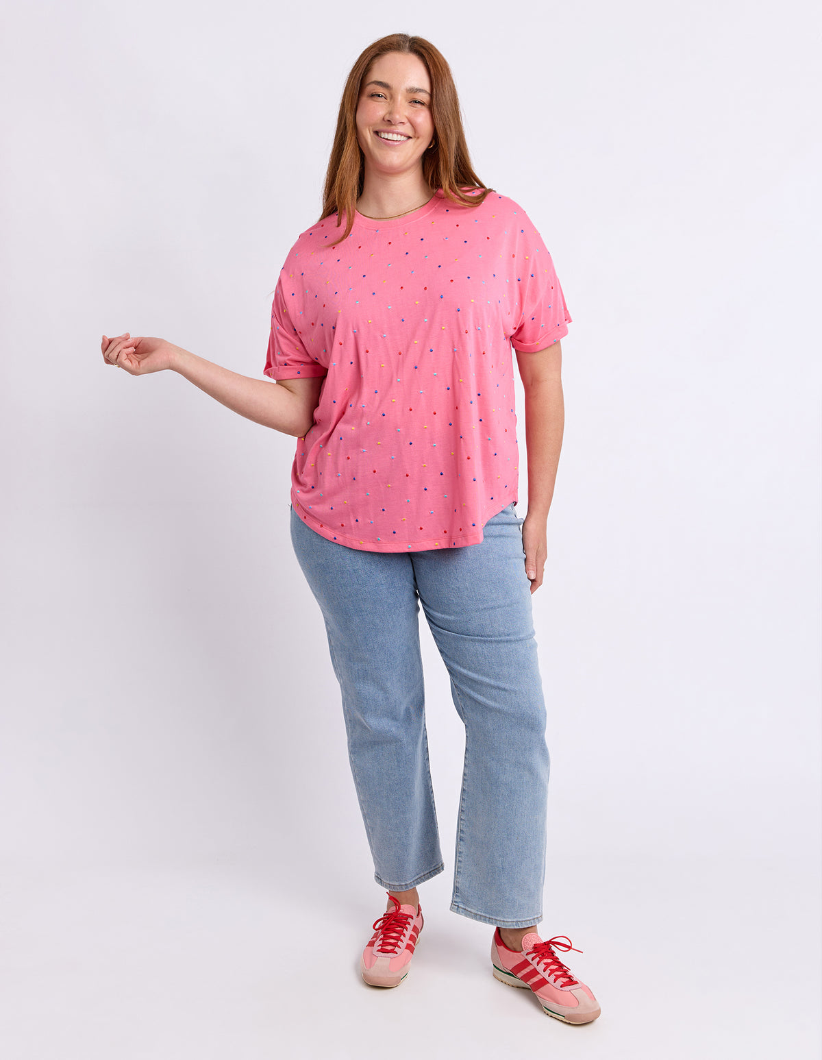 Festive Spot Tee Pink Lemonade