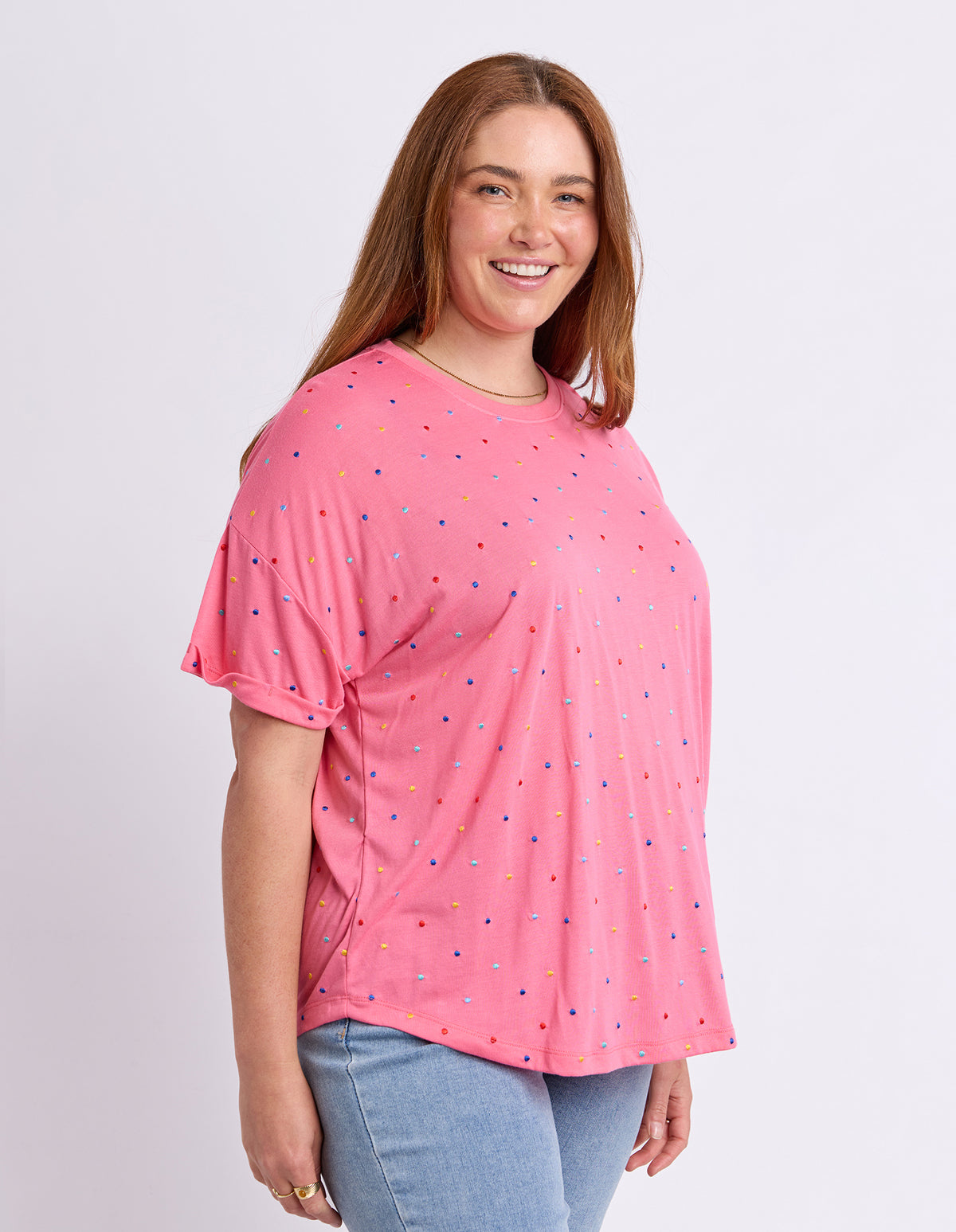 Festive Spot Tee Pink Lemonade