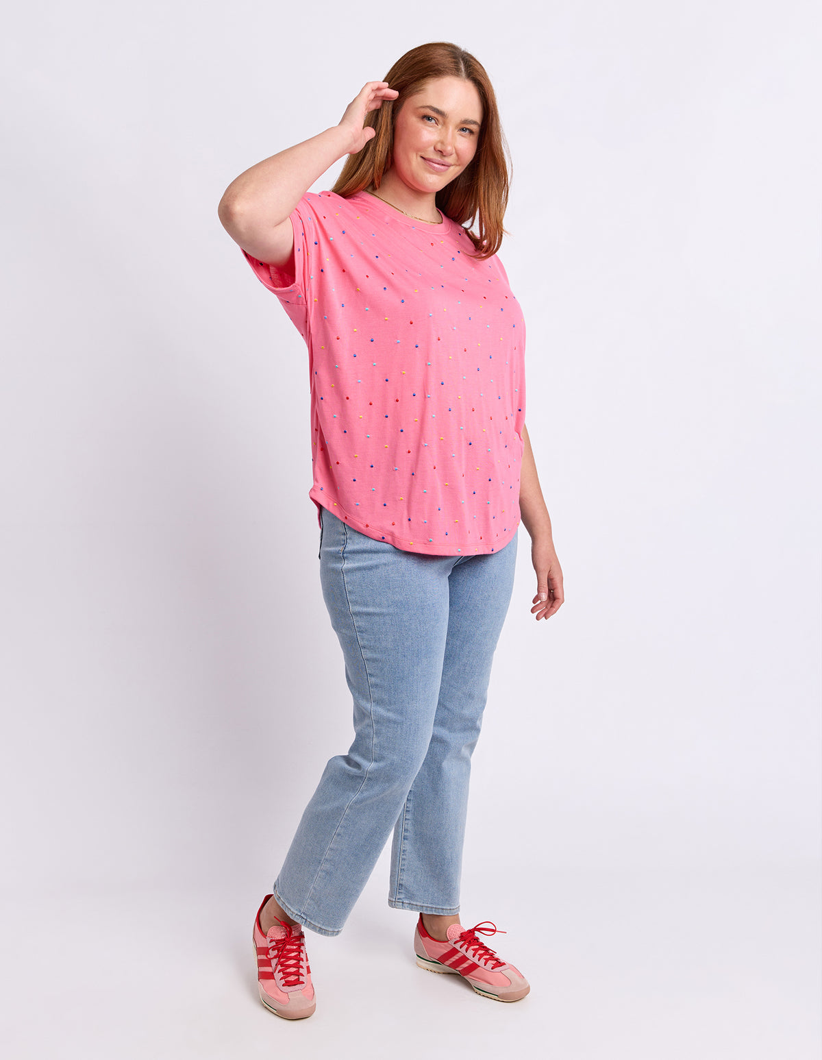 Festive Spot Tee Pink Lemonade