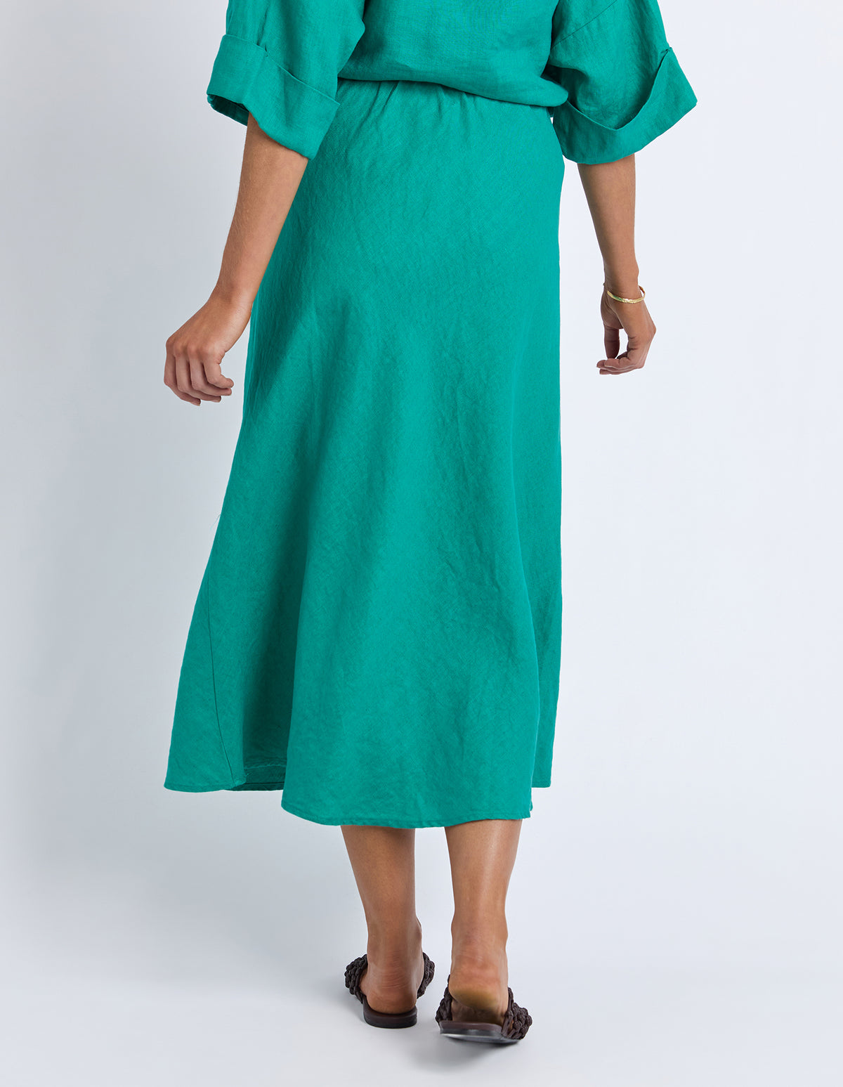 Line Holiday Skirt Irish Green