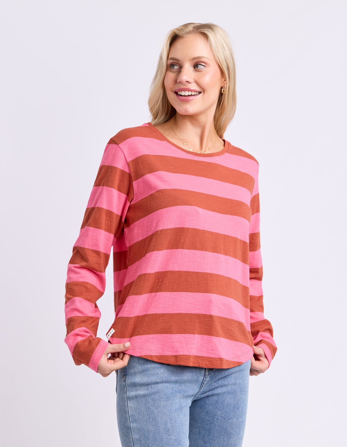 Spritz L/S Tee Earth Brown