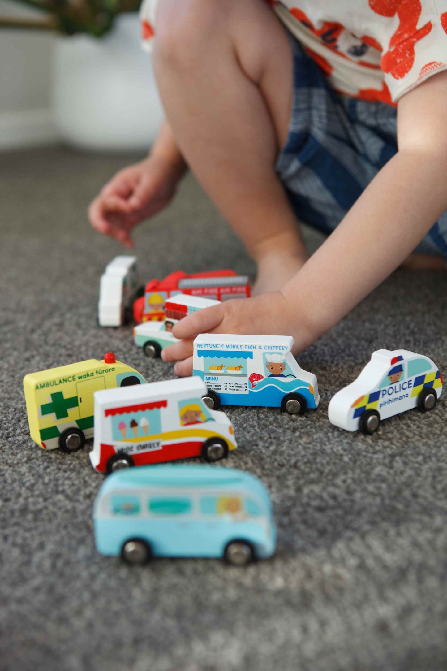 Wooden Car Set