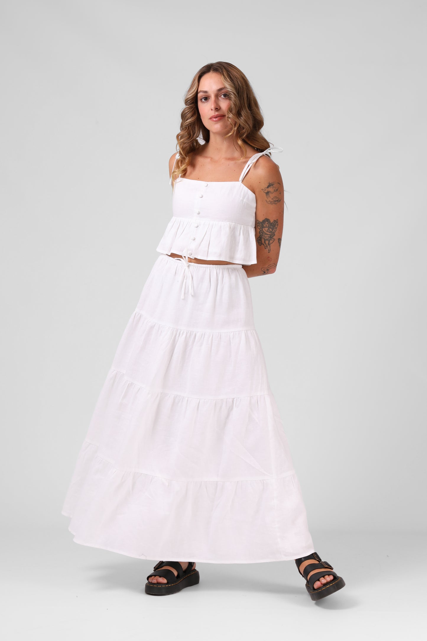 Ruby Top White