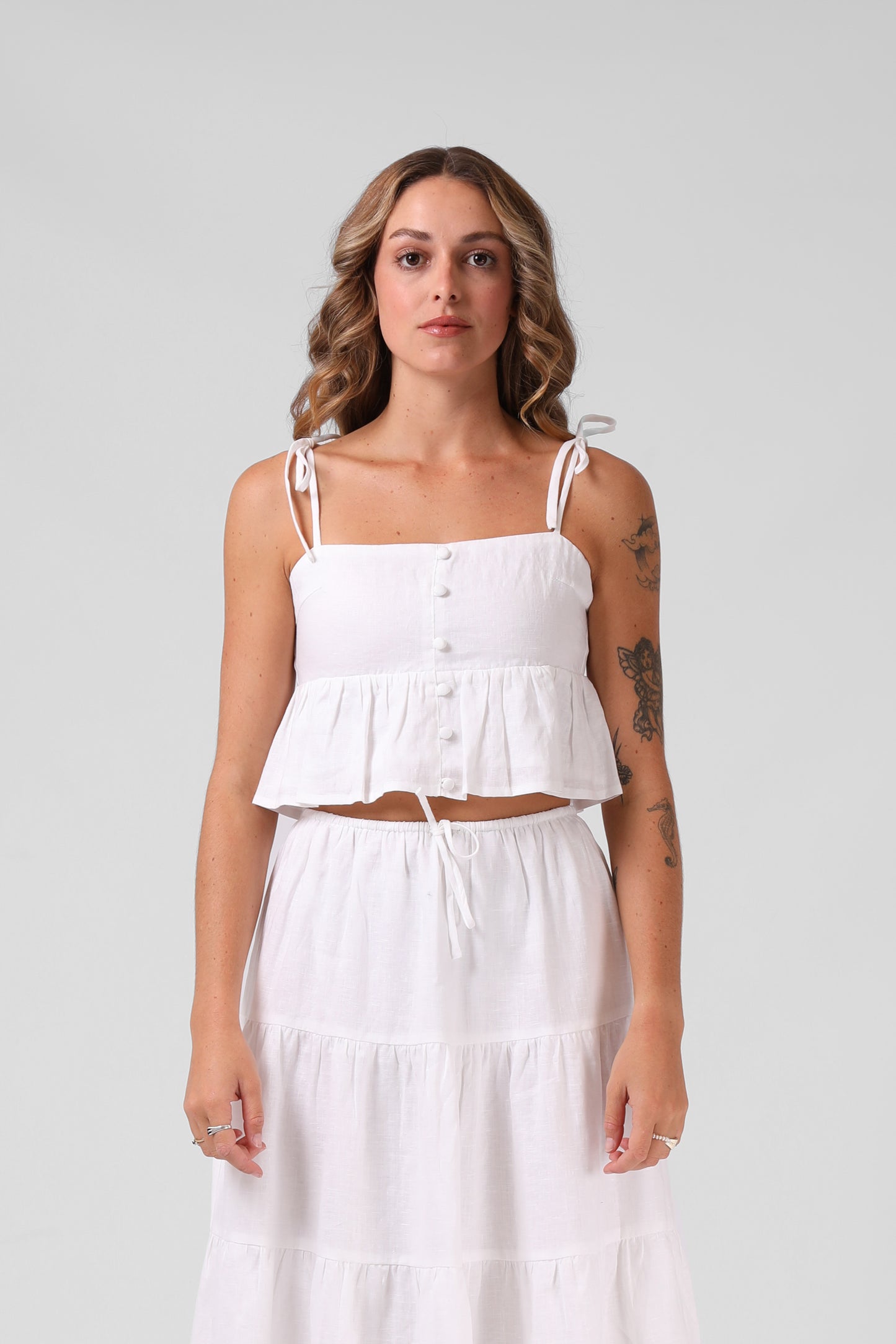 Ruby Top White