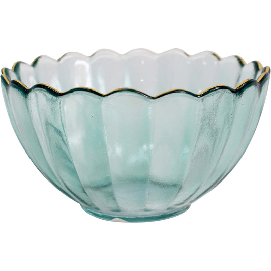 Scalloped Glass Bowl