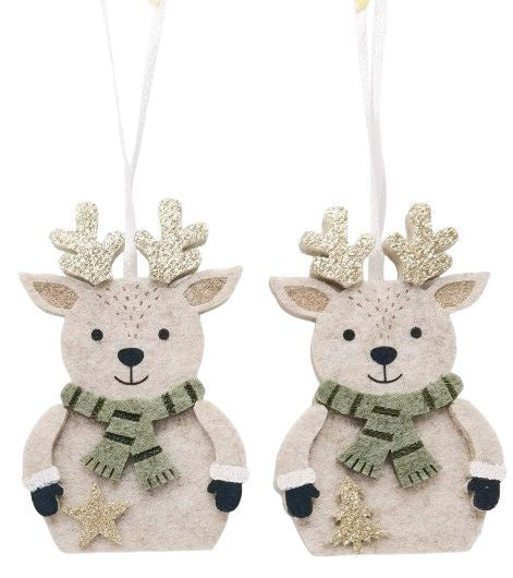 Felt Reindeer Decoration