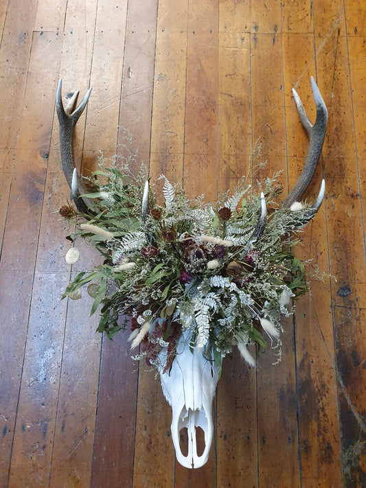 Antlers with Flowers