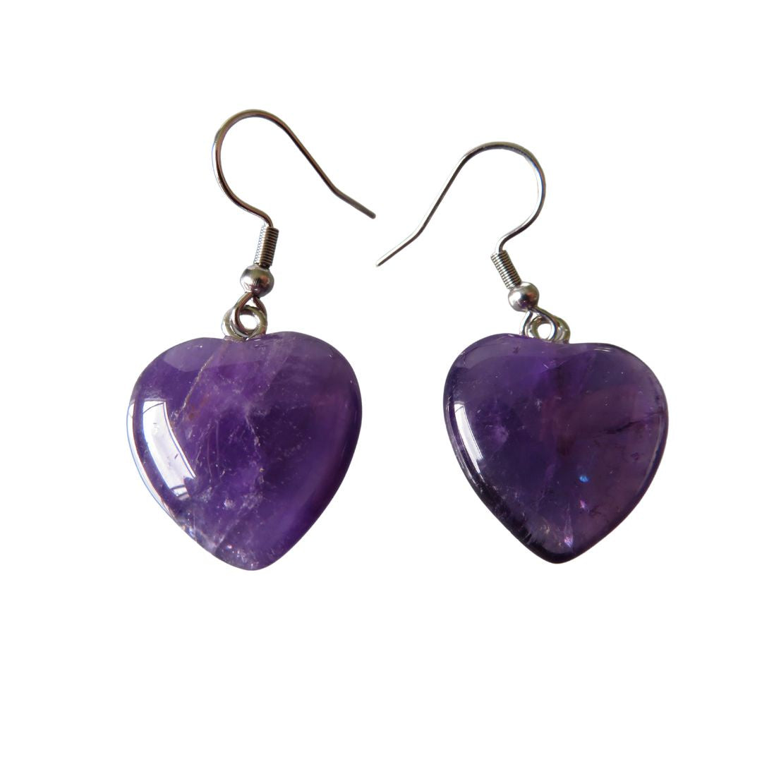 Crystal Heart Earrings