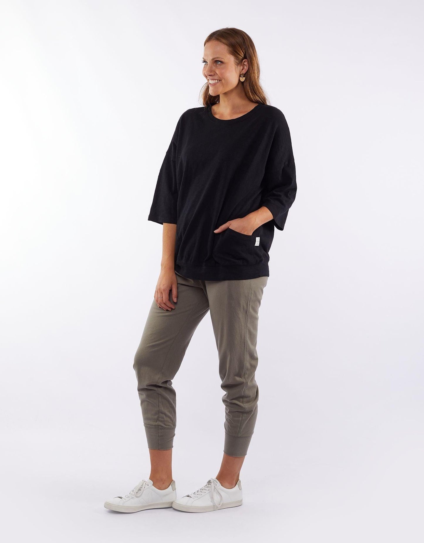 Maizie Sweat Black