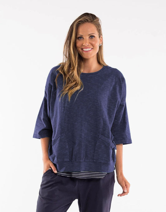 Maizie Sweat Navy